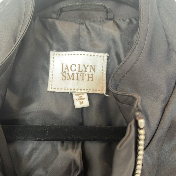 Jaclyn Smith Black Zippered Jacket - Size M - Picture 5 of 8
